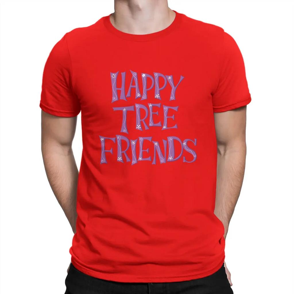 T-Shirts Sign Funny Cotton Tees Short Sleeve Happy Tree Friends T Shirt Round Neck Clothing Gift Idea Unisex