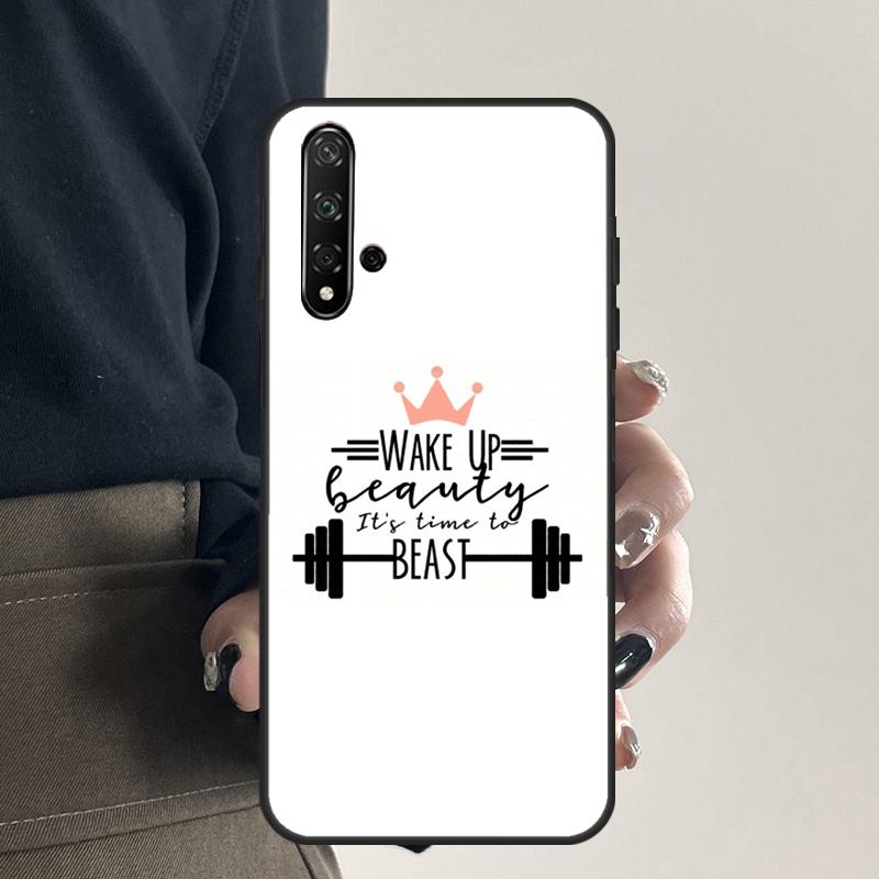 Workout fitness Gym For Huawei Nova 9 10 SE 5T 12s 12i 11i Y91 Y90 Y60 Y70 Y72 Y61 P20 P40 P30 Lite P60 Pro Case