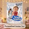 Custom Personalized Tapestry,Benson Boone Print Custom Name Text Wall Art Hanging for Bedroom