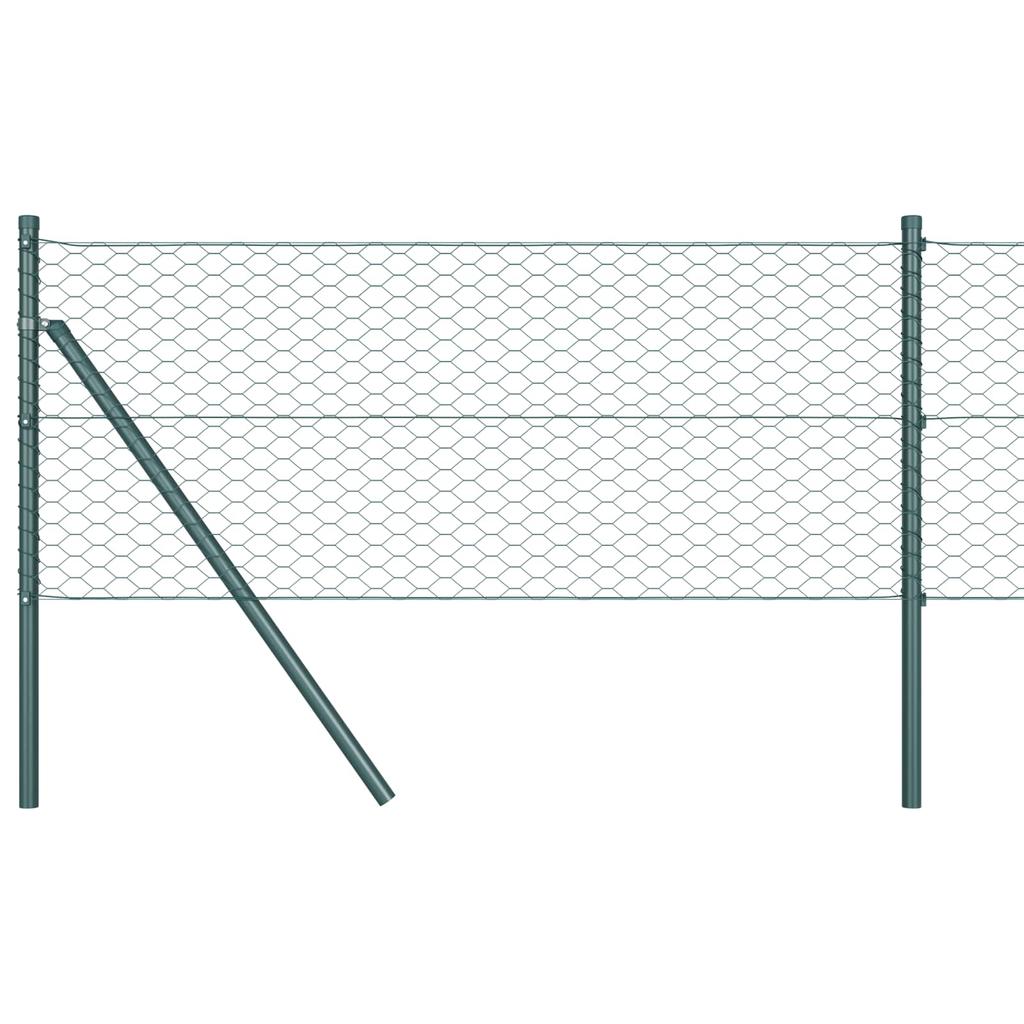 Hexagonal Fence Green 0.4 X 10 M PVC