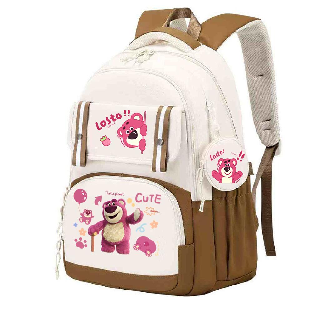 Cute Children's School Bag Lightweight Ridge Protection Elementary School Students Grades 3-6 Junior High School Students Burden Reduction Backpack