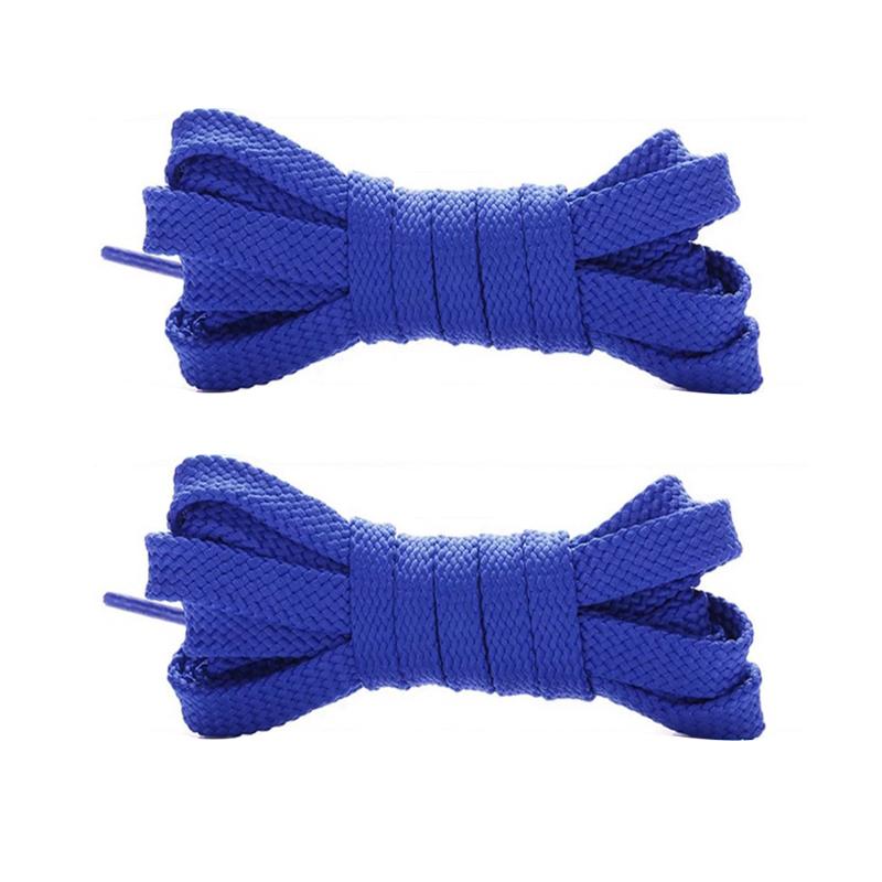 Einfarbige Flach geflochtene Schnürsenkel, Strapazierfähige Polyester Ersatzschnürsenkel, Modische Schnürsenkel für Sneaker, Sport- & Freizeitschuhe