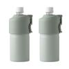 Atlas Bottle Keeps 500ml and 650ml Water Bottles Cold and Vacuum with Folding Ice Design 2-Piece Holder, Hot, Insulated, Handle, Green,