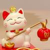 Chinese Style Animal Mobile Phone Stand Resin Crafts Cute Cell Phone Bracket  New Year  Gift