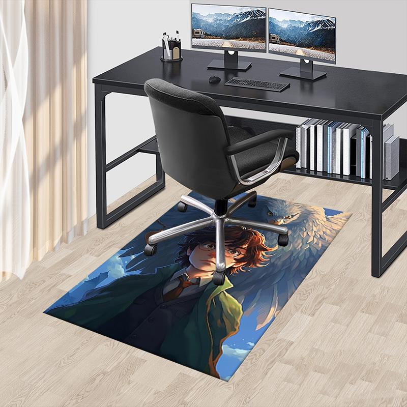 1pc Harry Potter, Hedwig Carpet, for Home & Office Decor, Desk Chair Carpet, Festive Gift,Conference Room CarpetL1089