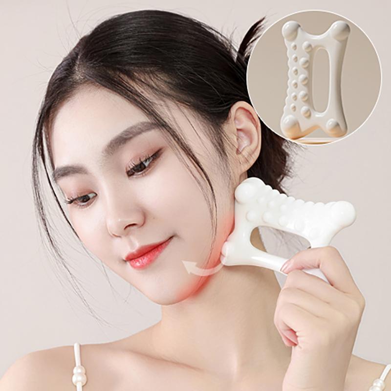 Portable Resin Gua Sha Massage Board Static-Free Full-Body Scraping Facial & Body Care Tool for Adults
