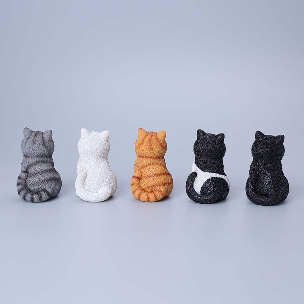 Sitting Cat Ornament Simulation Cat Decoration Creative Cat Pet Model Desktop