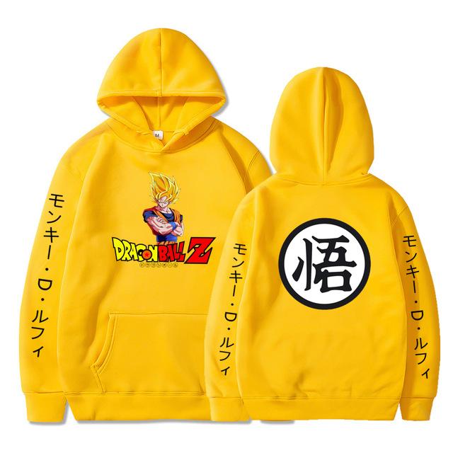 Anime Kreskówka Spersonalizowany Nadruk Sweter Męski i Damski Luźny Pulower Bluza z Kapturem