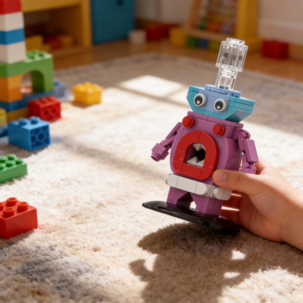 Dark Pals Building Blocks Set With Brain Teaser For Kids Educational Play