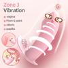 Klitsjokk Orgasme Vibrator Dildo Kvinnelig Sexleketøy Vaginal Stimulator Par Bærbar Vibrator G-punkt Voksen Onani