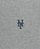 Emelbi Sportive Cursive Back Letter Short Sleeve T-Shirt Nym (Melange Grey)