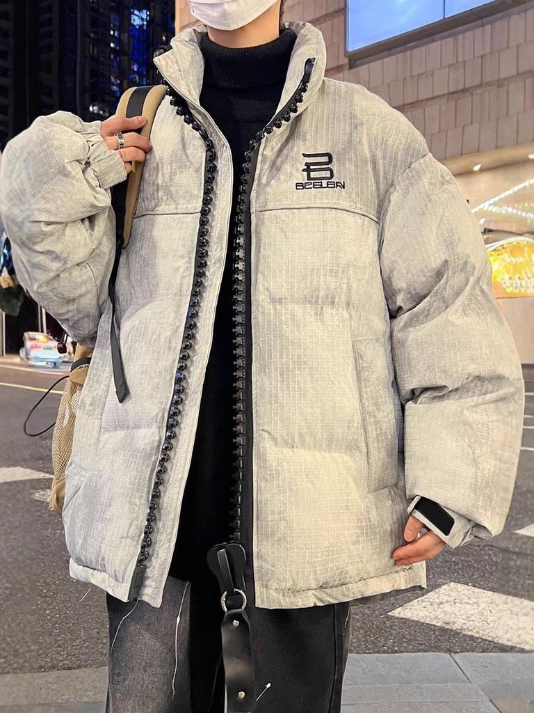 Winter Youth Boys' Thick Cotton Jacket - Junior High Style for Big Kids