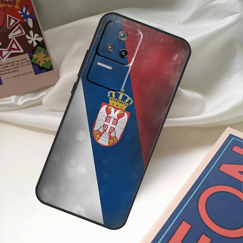 Flag of Serbia Serbian Case For POCO X6 Pro M6 X5 X3 M5s F3 F5 Xiaomi 14 Ultra 13 12 Lite 11T 12T 13T Pro Coque