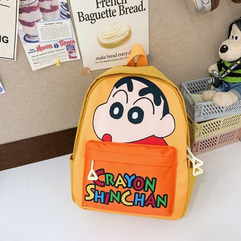 

Crayon Shin Chan Action Kamen Letters Cartoon Pattern Children Backpack оранжевый