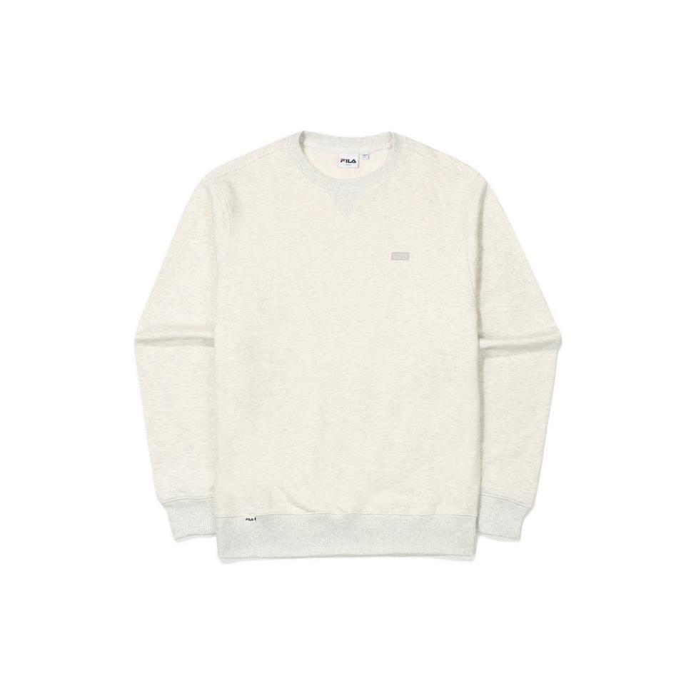 FILA Sweatshirts Unisex White Crew Neck Moderate Regular FS2POE3101X-SGE 110