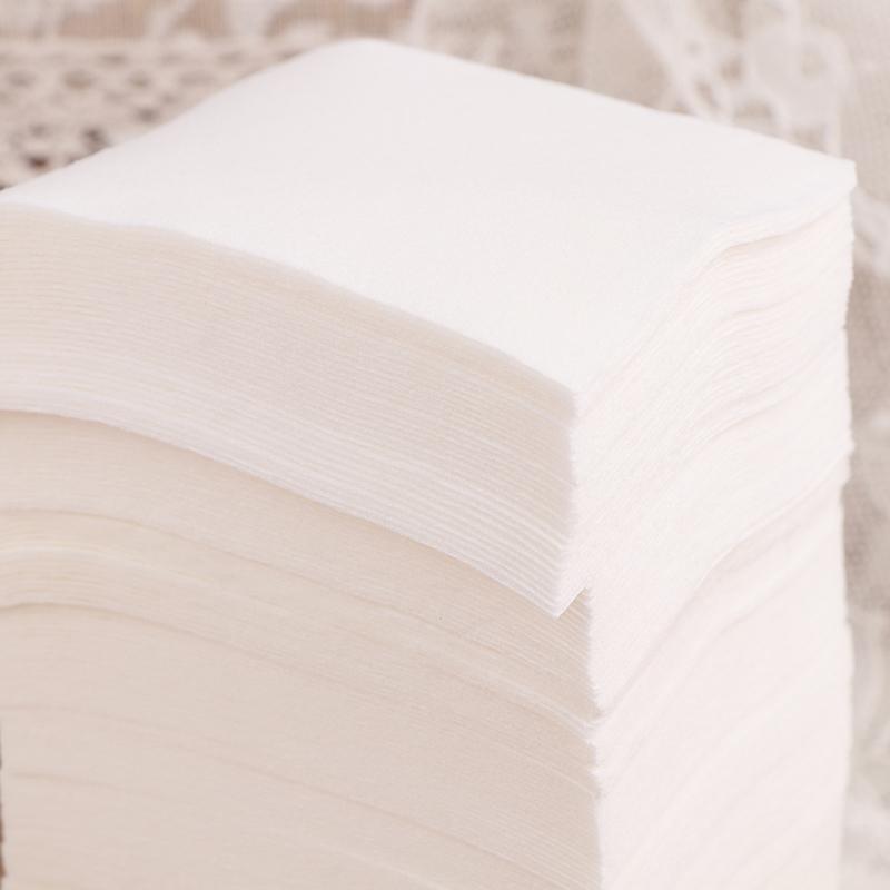 400Pcs Disposable Stretchable Cleansing Makeup Cotton Wipe Thin Makeup Remover Pad Ultra Thin Facial Cleansing Paper Makeup Tool