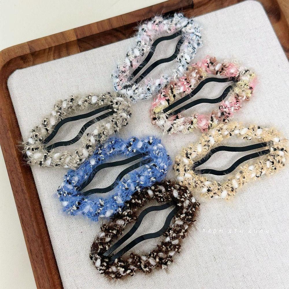 

Шерстяное облако Заколка для волос Красочная полая металлическая шпилька Модные облака Bb клипсы Фотография