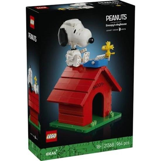 LEGO Ideas Peanuts Snoopys Doghouse Toy Birthday Gift Block Mothers Day Men Women 21368