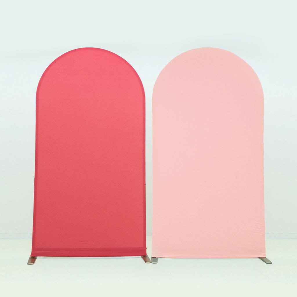 Hochzeitsbogenbezug Hintergrundstoff für Spandex-Passform Bogenständerbezug Chiara Bogenrahmenbezüge für Geburtstags-Babyparty-Dekor