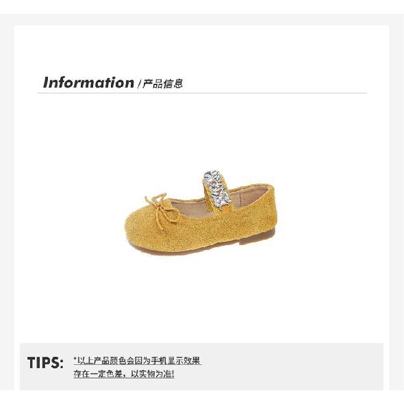 Baby Shoes, Princess Shoes, New Spring and Autumn Soft-soled Leather Shoes, Slip-on Loafers for Little Girls, Children's Single Shoes