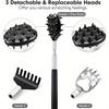 Telescopic Back Scratcher Scratching Backscratcher Massager Kit Back Scraper Extendable Telescoping Itch Health Products Hackles