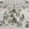 Tree Pattern Blanket Microfiber Flannel Cover Blanket Bedroom Living Room Sofa Soft And Comfortable Home Decoration