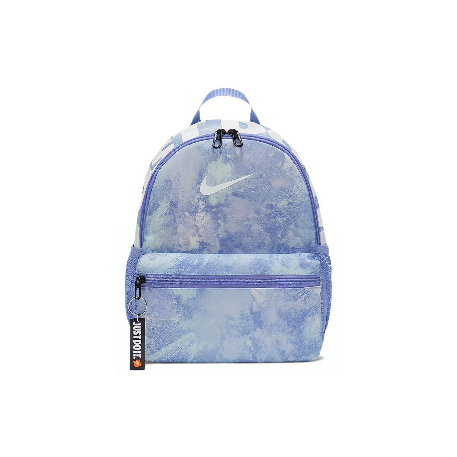 

Nike Ocean Blue Tie-Dye Full Print Polyester Mini Backpack Women Backpack Light-Blue CU8963-510 Light Blue