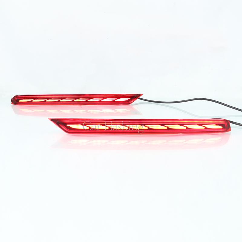 Car LED Rear Bumper Light For Toyota Land Cruiser LC300   2024 2025 Reflector Signal Reverse Lights Backup Brake