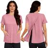 Camicia da donna post-operatoria a maniche corte colorata con chiusura posteriore e tasca