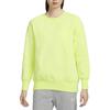Nike Ropa Deportiva Phoenix Forro Polar Color Sólido Cuello Redondo Forrado de Polar Corte Holgado Sudadera para Mujer Limón Claro DQ5734-736