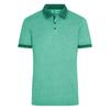James and Nicholson Mens Heather Polo Shirt