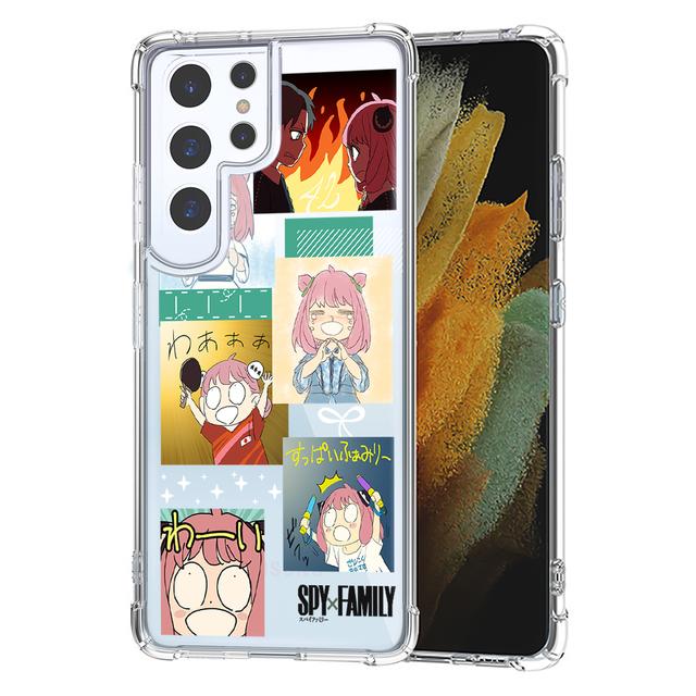 Spy X Family Anime Manga Phone Case For Samsung S10 S20 Fe S21 S22 S8 S9 Plus S21ultra S22ultra Shockproof Soft Cover Coque Capa