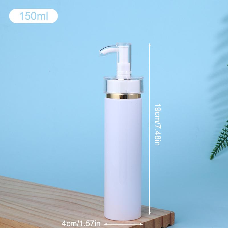 100/120/150/200Ml Travel Pump Bottle Dispenser Empty Lotion Bottles Refillable Cosmetic Container Press Type Women Make Up