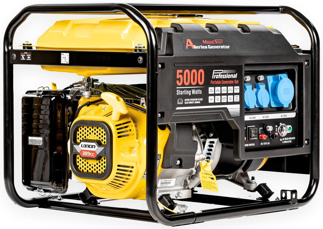 

Loncin Lc5000-As Powerful Generator 3X230V Avr 5Kw - Ewimax