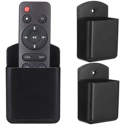 3 Pcs Wall Hanging Storage Box Remote Caddy Control Holder Fan Mount Wall-mounted For