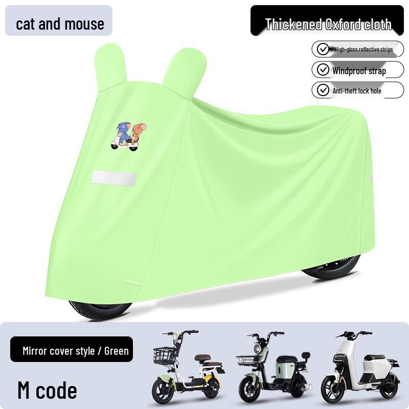 Thickened Sun & Rain Protection Cover for Electric Vehicles and Motorcycles