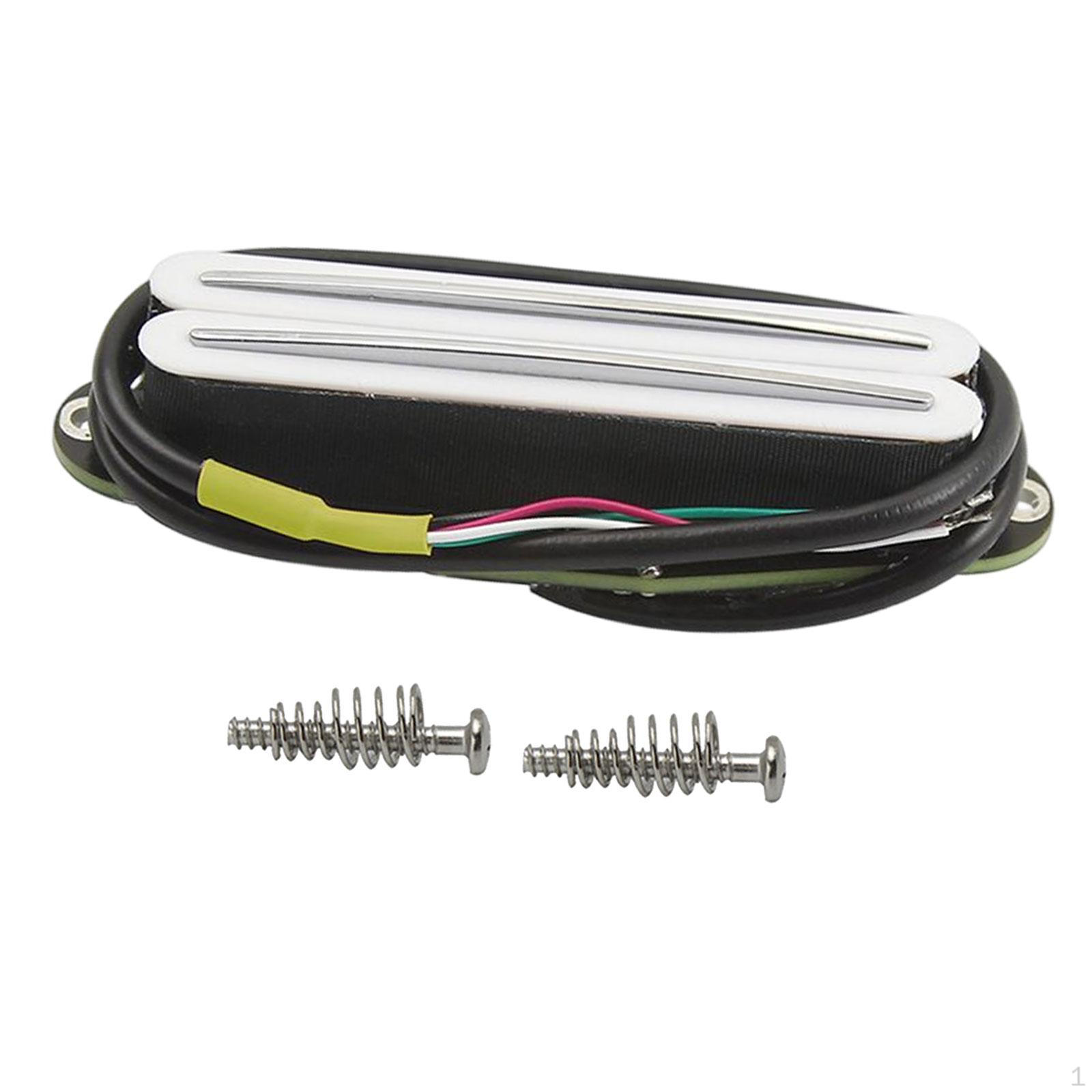 

Гитара-хамбакер с 5 двойными направляющими, низкий уровень шума, простота установки, долговечность