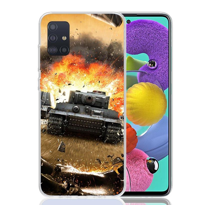 World of Tanks Phone Case For Samsung Galaxy A52 A32 A22 A12 A02S A50S A30S A51 A31 AA71 Note 20 Ultra 10 S10 Plus Galaxy A52 A4