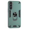 For Samsung Galaxy S25+ Case PC+TPU Drop Defend Phone Cover with Ring Kickstand