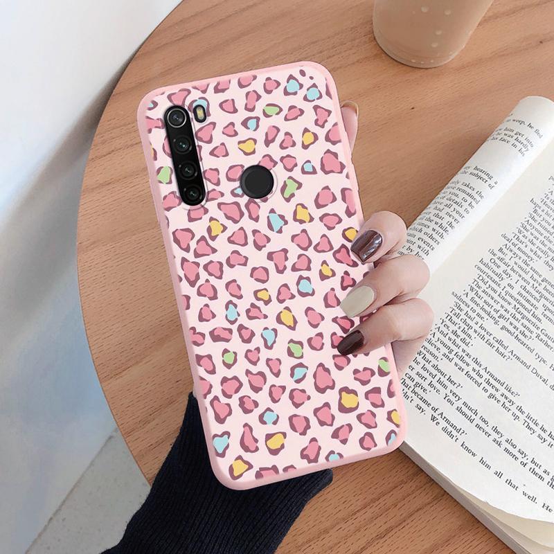 Case For Redmi Note 8 8T Soft Silicone TPU Back Cover Case Protective Coque For Redmi Note8 Shell 8 T Leopard Painted Bumper