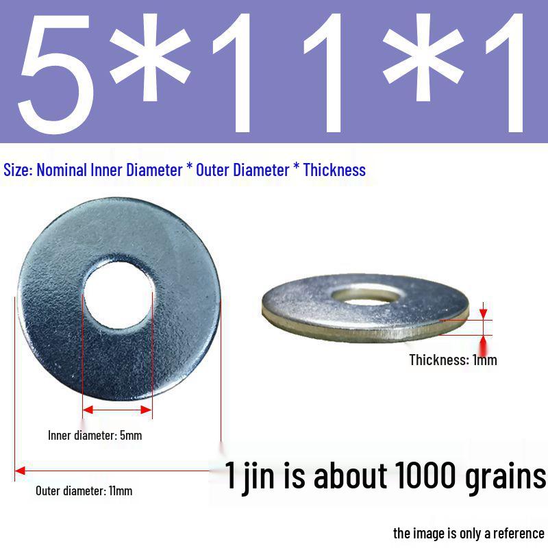 Galvanized Oversized Metal Washers M3-M60