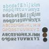 Leather Letter Number Cutting Template for DIY Jewelry Holder Home Decoration