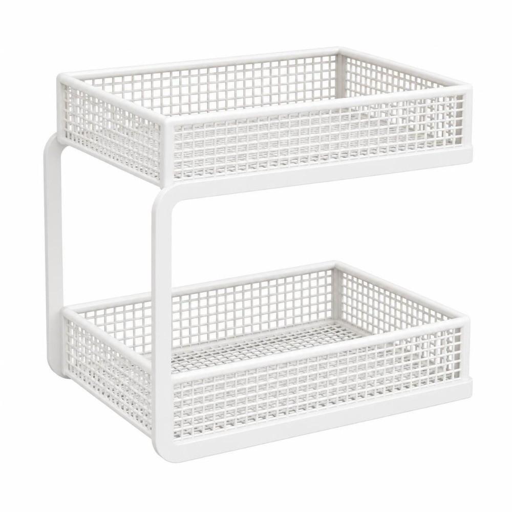 Double-Layer Desktop Storage Rack Desktop Organizer Countertop Rack  Kitchen Counter
