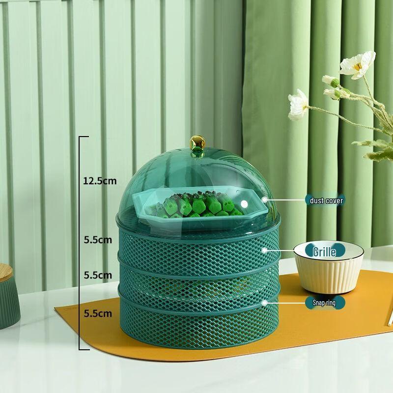 Multi-layer Breathable Food Cover and Dish Storage Rack