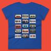Vintage Cassettes Tapes Retro Rock Band Old School Music Lover Womens Tee T Shirt Mens Tops Unisex Top