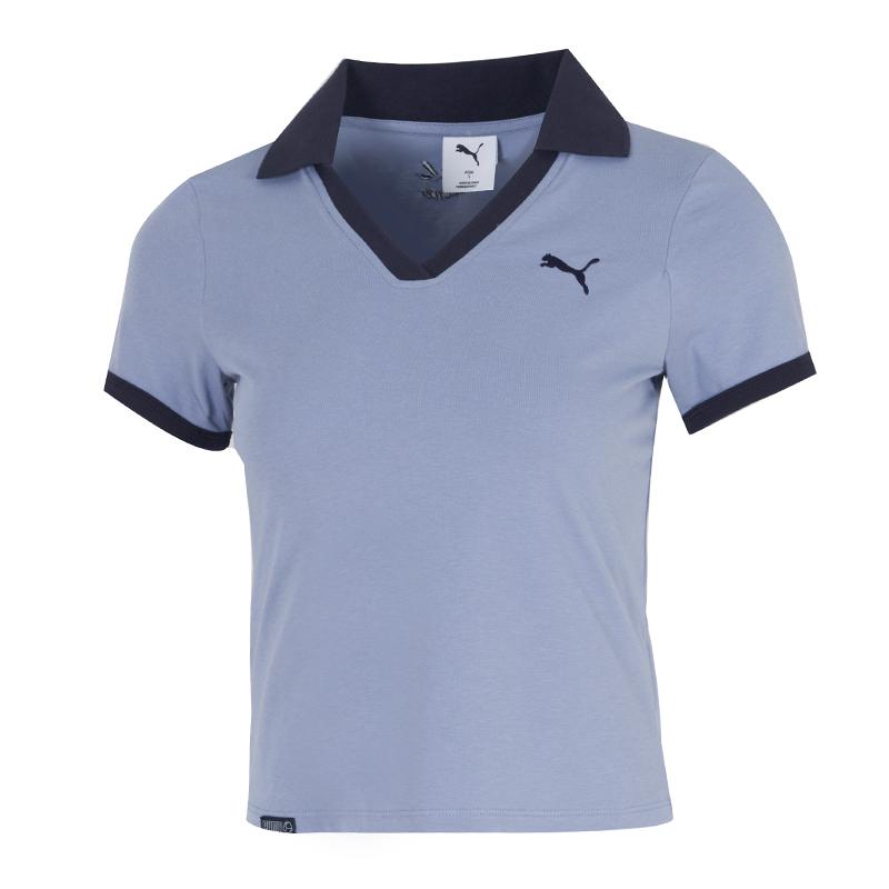 

Puma Sports Lifestyle Series Logo Breathable Short Sleeve T-Shirt Women Tops 692774-92 M