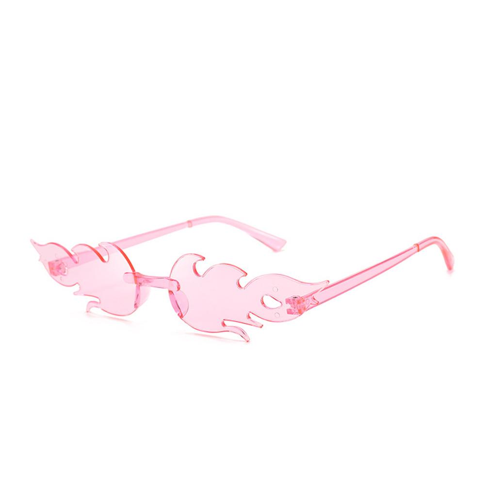 Flame Sunglasses All-in-one Mirror Glasses Sunglasses Portable Candy Color