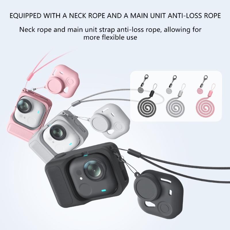 Ultra Thin Protective Skin for GO Ultra Action Cameras Precise Fit AntiScratch Includes Detachable Straps
