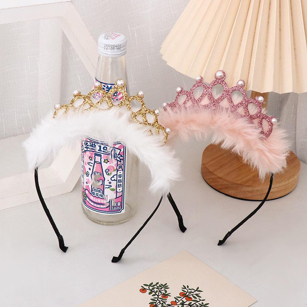 Cute For Party Crown Children Kids Girls Hair Band Hair Hoop Birthday Headwear Headband