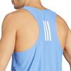 Adidas Striped Logo Pattern Vest Men tops Blue JW9681